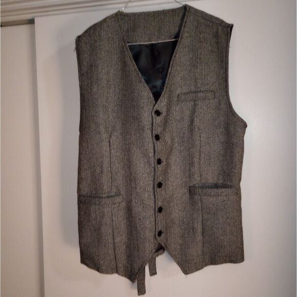 🆕🦺 Men's Chevron Suit Vest - Picture 2 of 6